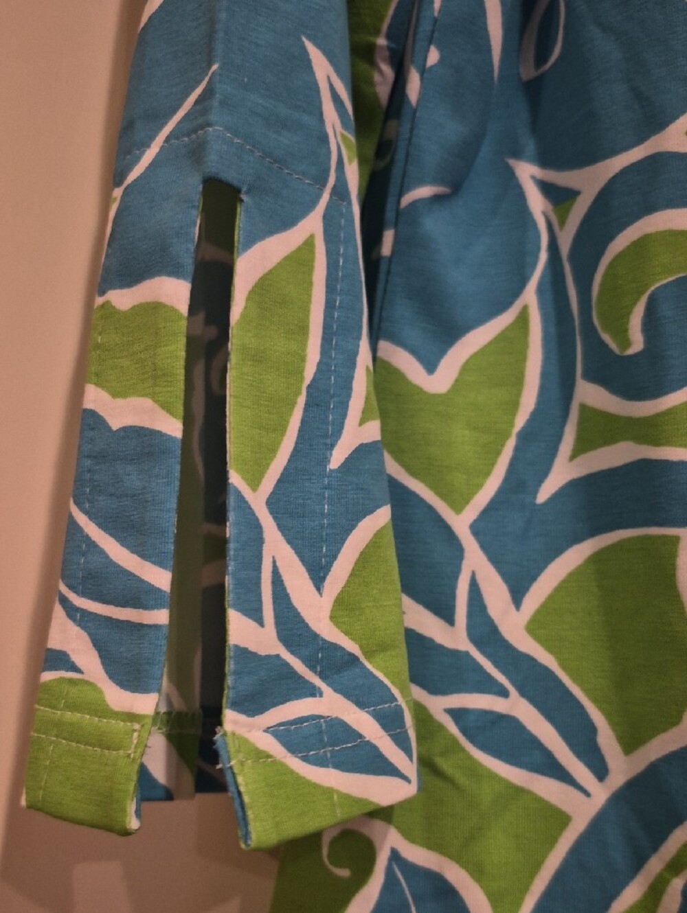 Barbara Gerwit Blue & Green Floral Womens Dress Brand New - Picture 4 of 8